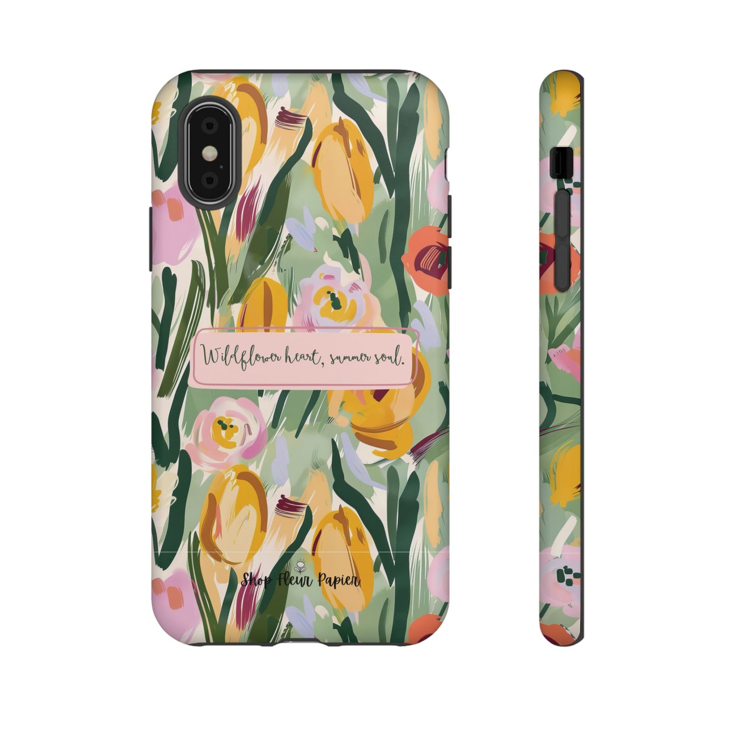 Personalized Wildflower Summer Tough Phone Case