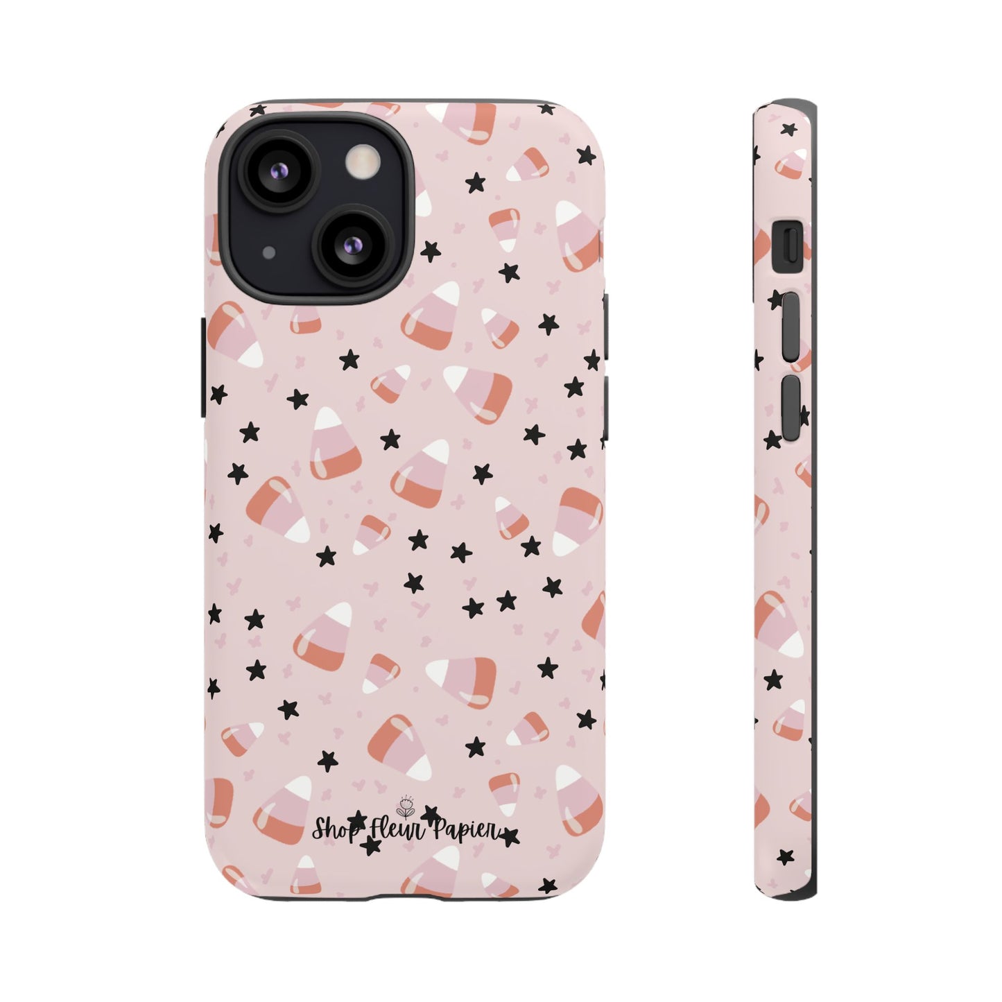 Cute Pink Candy Corn Tough Phone Case