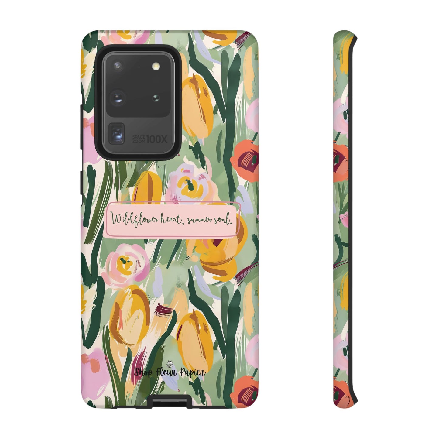 Personalized Wildflower Summer Tough Phone Case