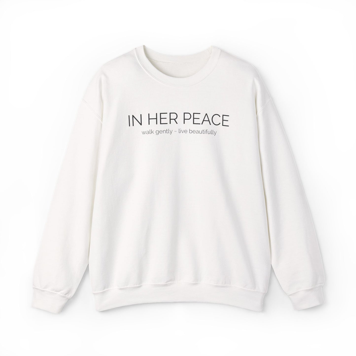 In Her Peace Cozy Blend Crewneck Sweatshirt