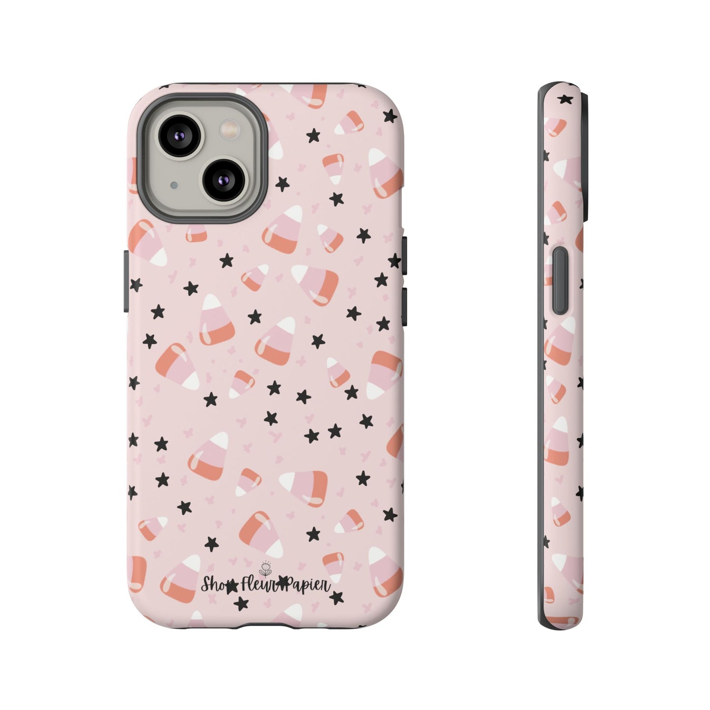 Cute Pink Candy Corn Tough Phone Case
