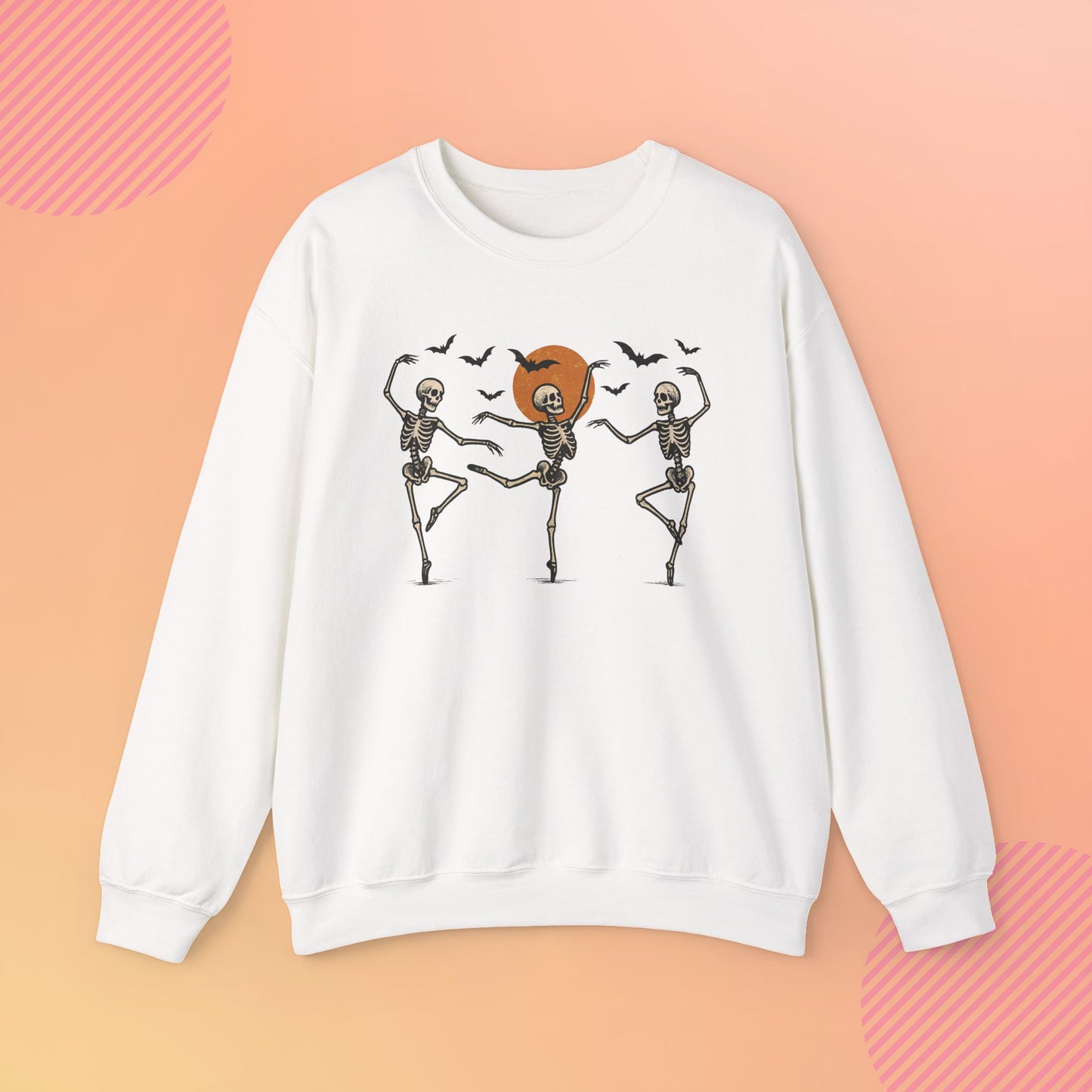 Dancing Skeleton Cozy Crewneck Sweatshirt