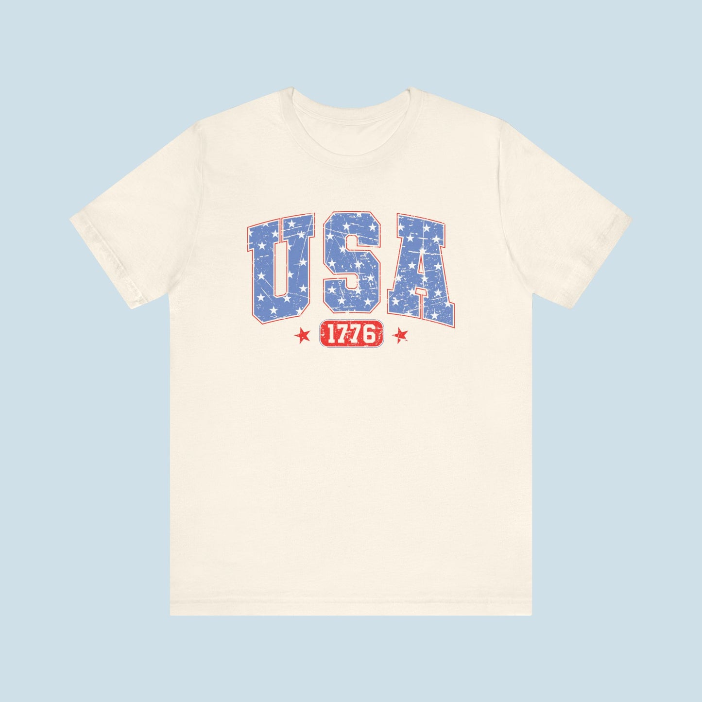 Vintage American Summer USA Patriotic Women's Graphic Tee