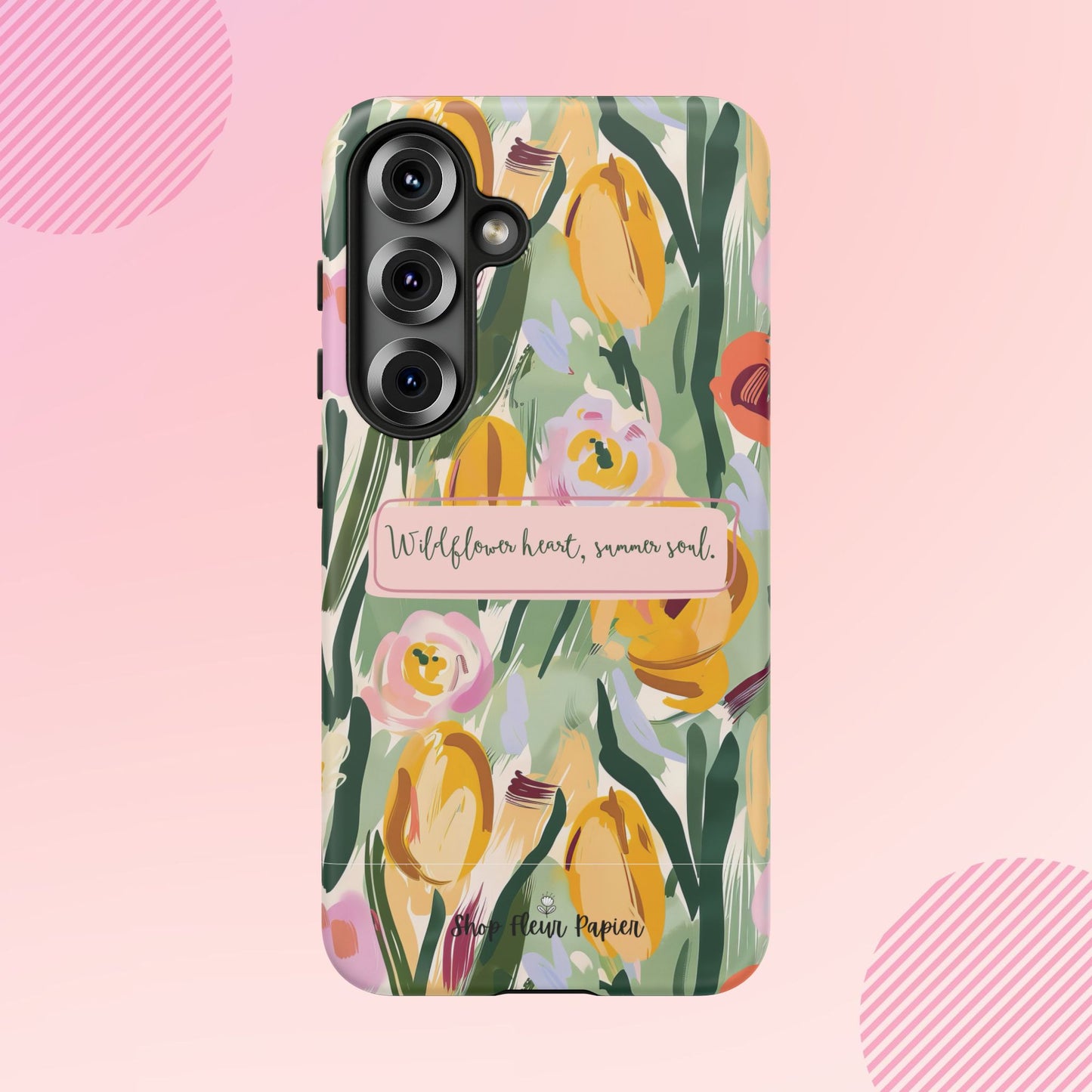 Personalized Wildflower Summer Tough Phone Case