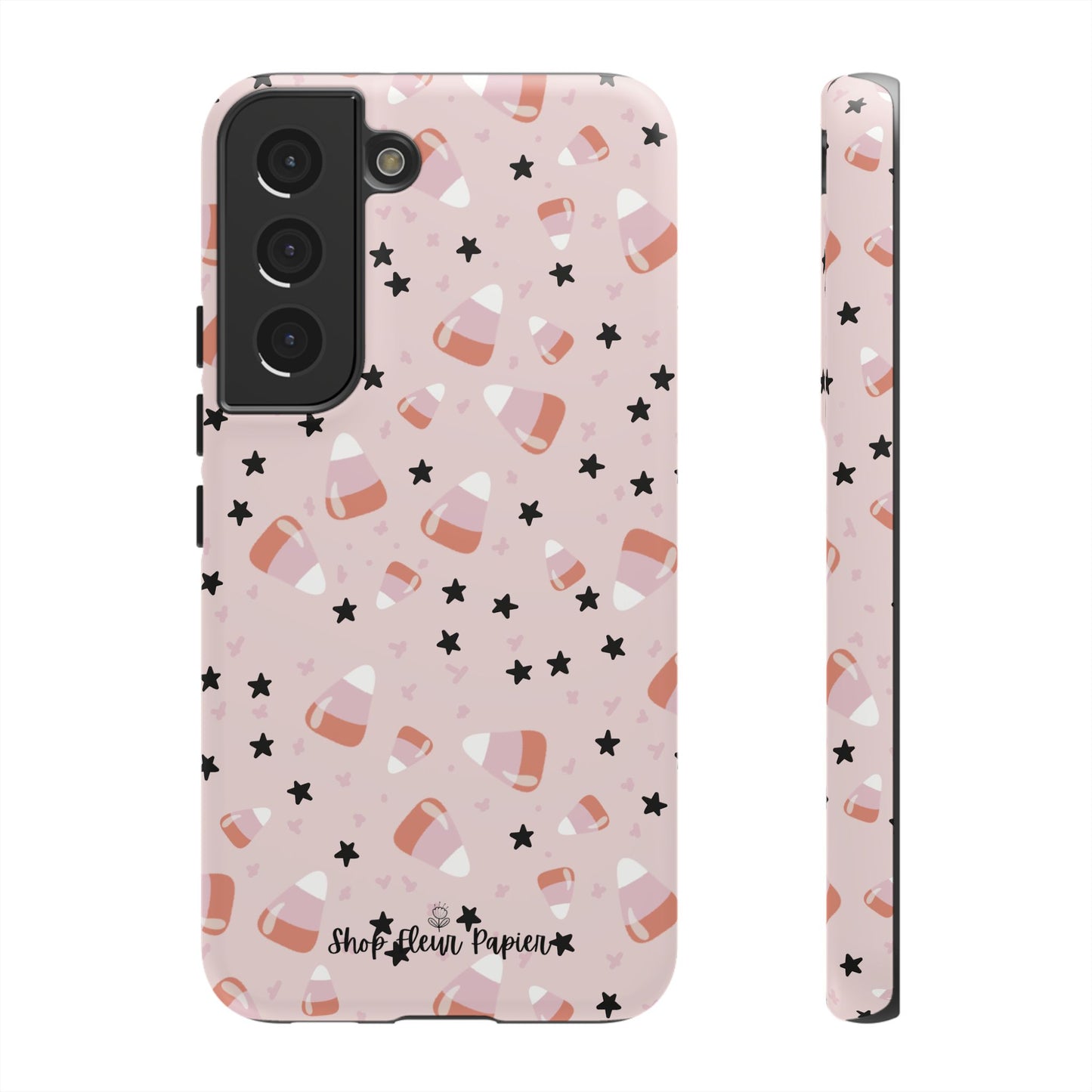 Cute Pink Candy Corn Tough Phone Case