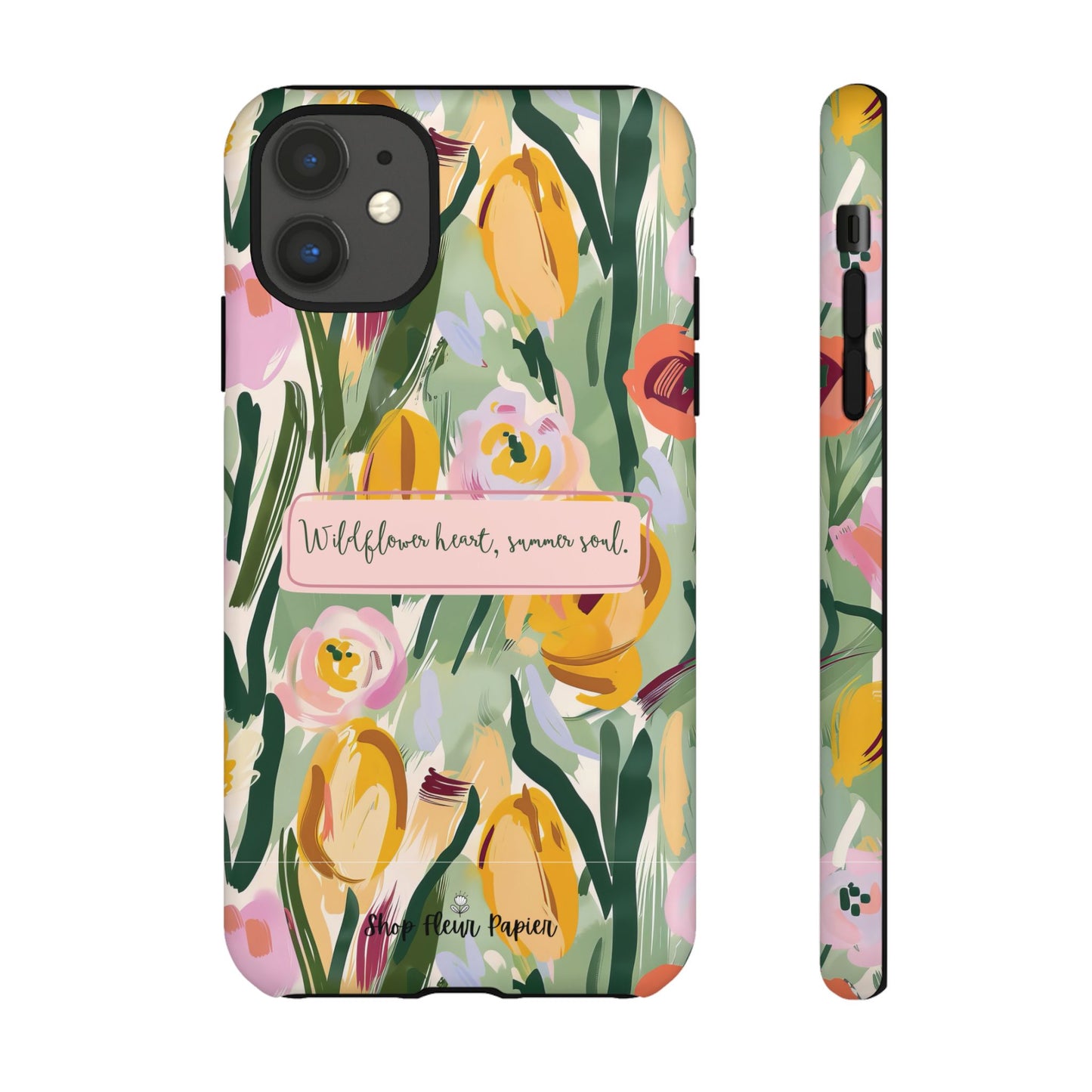 Personalized Wildflower Summer Tough Phone Case