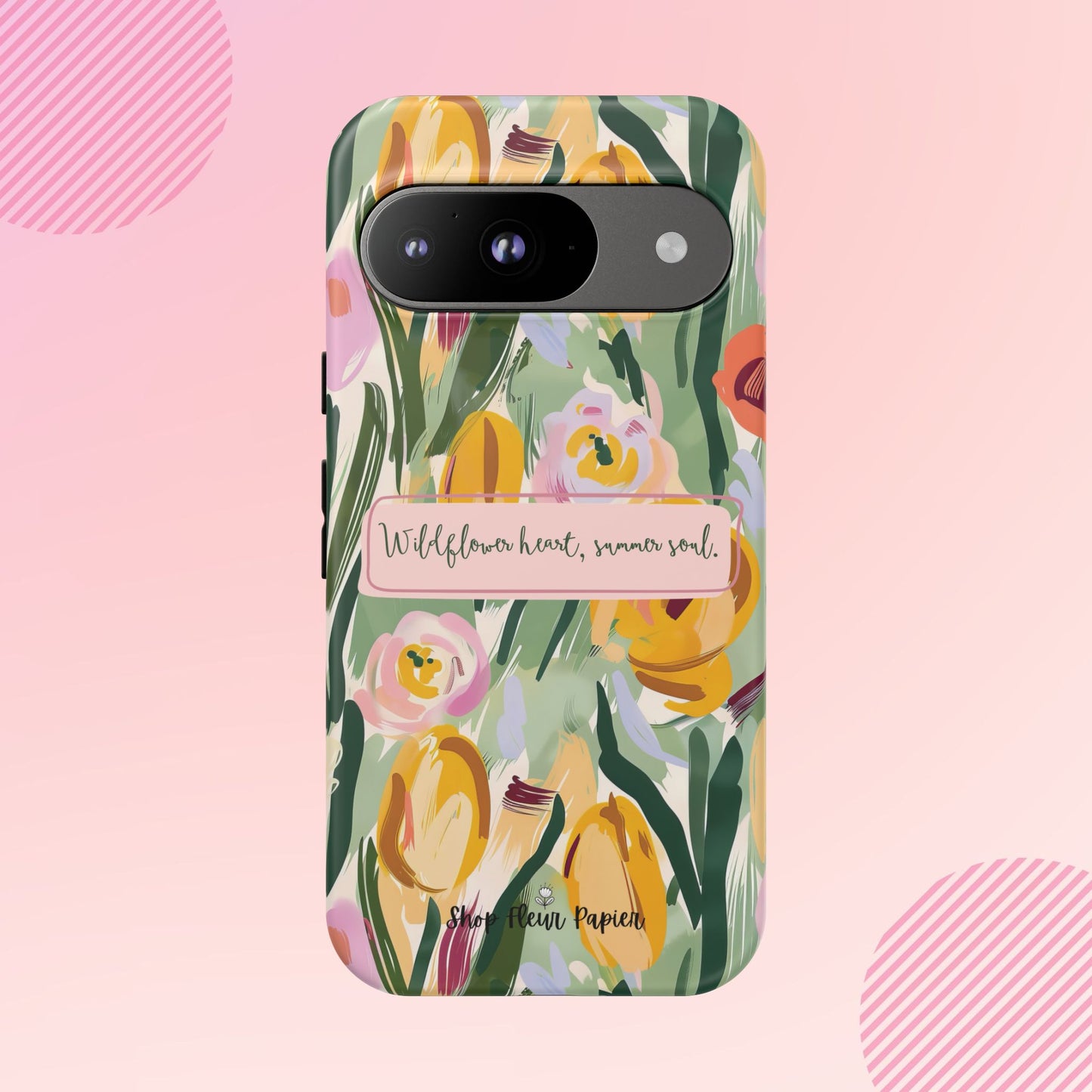Personalized Wildflower Summer Tough Phone Case