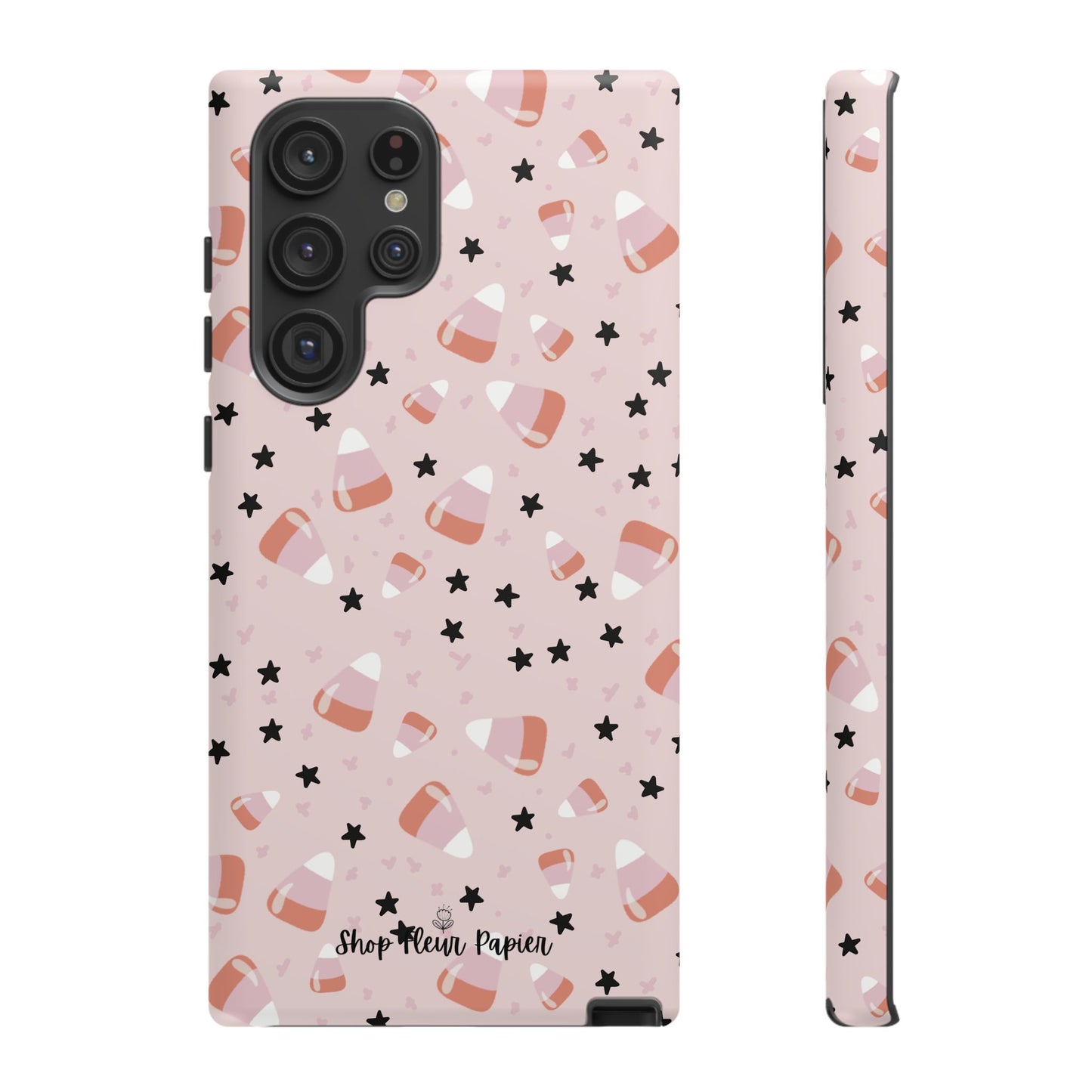 Cute Pink Candy Corn Tough Phone Case