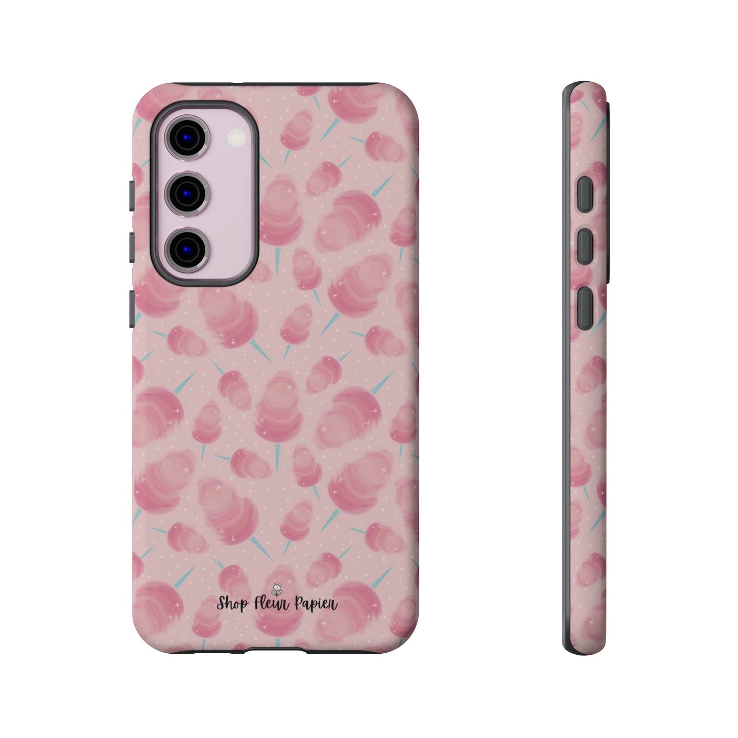 Pink Cotton Candy Tough Phone Case