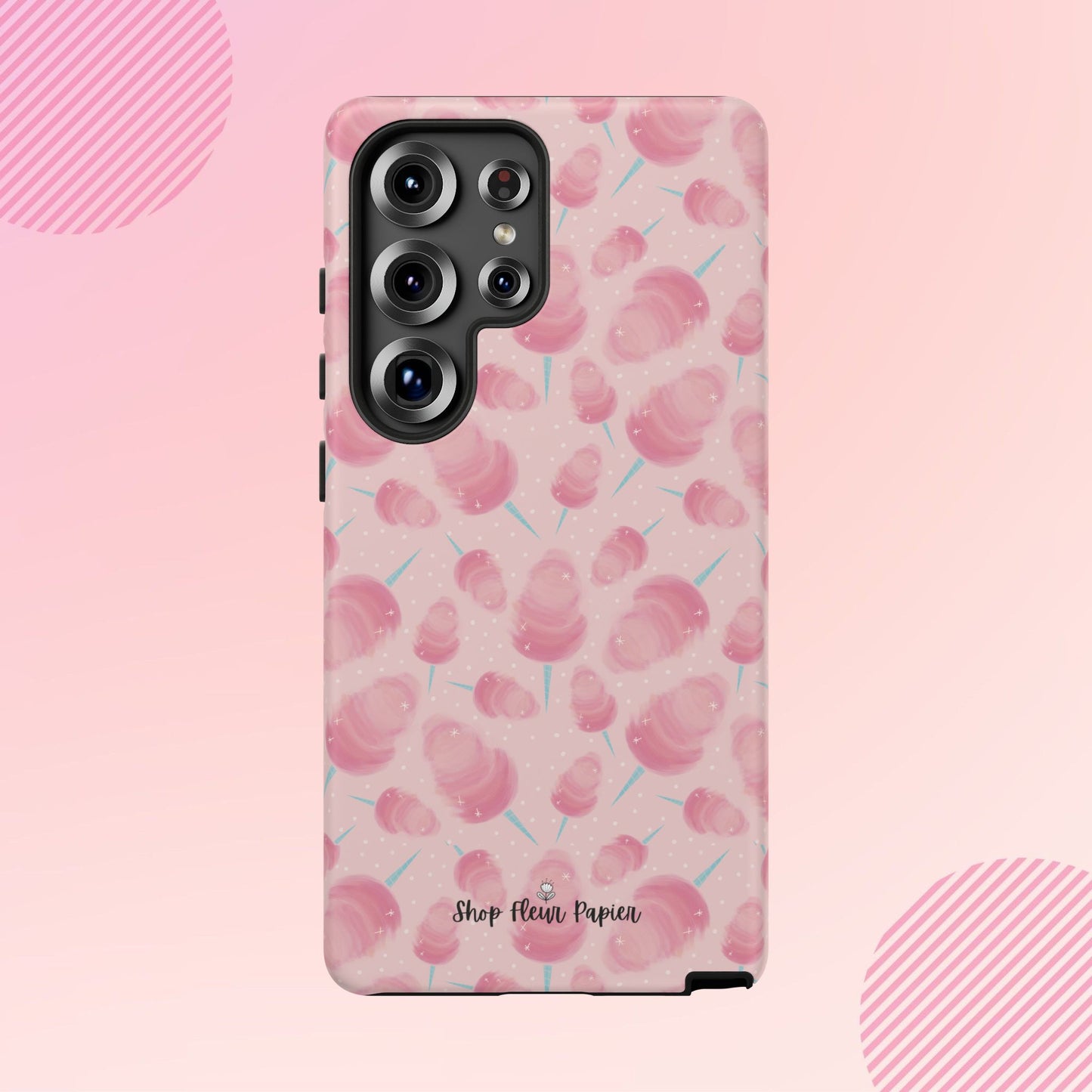 Pink Cotton Candy Tough Phone Case