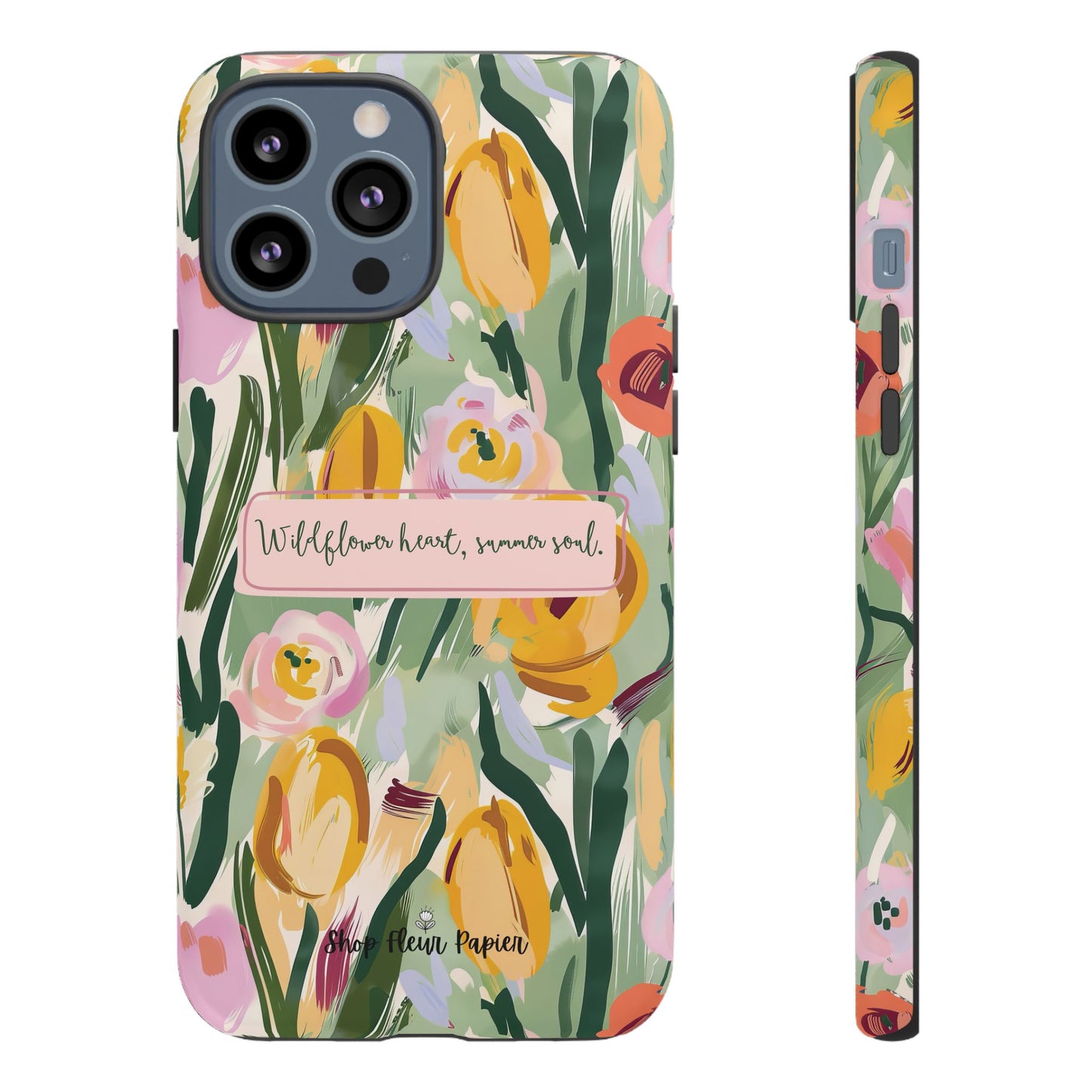 Personalized Wildflower Summer Tough Phone Case
