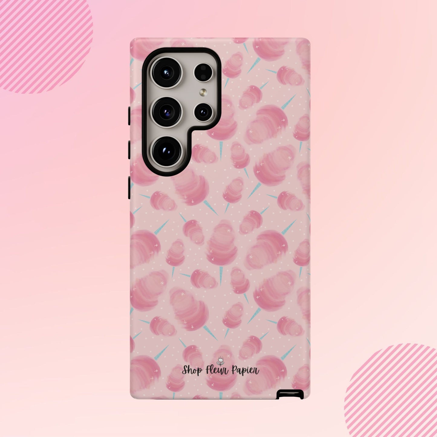 Pink Cotton Candy Tough Phone Case