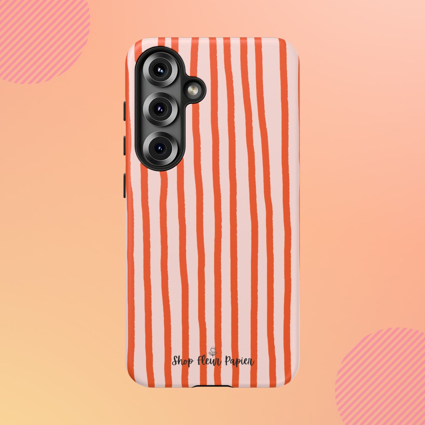 Autumn Stripes Cute Tough Phone Case