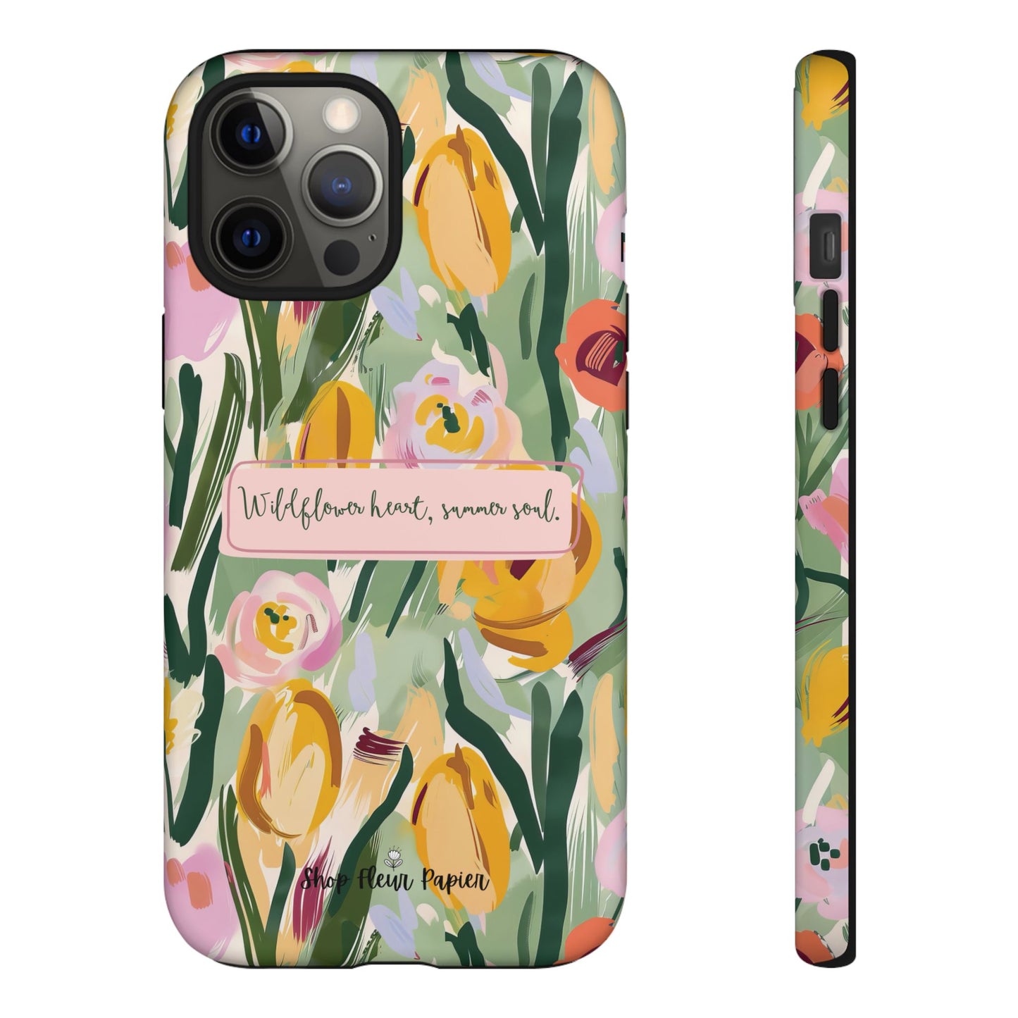 Personalized Wildflower Summer Tough Phone Case