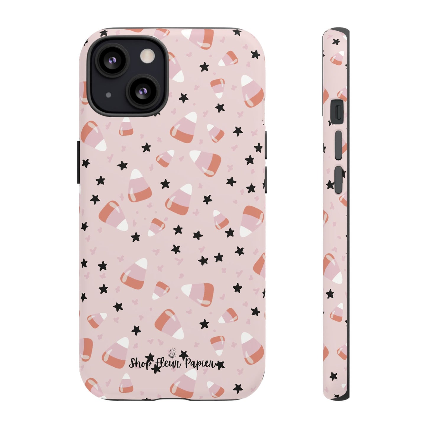 Cute Pink Candy Corn Tough Phone Case