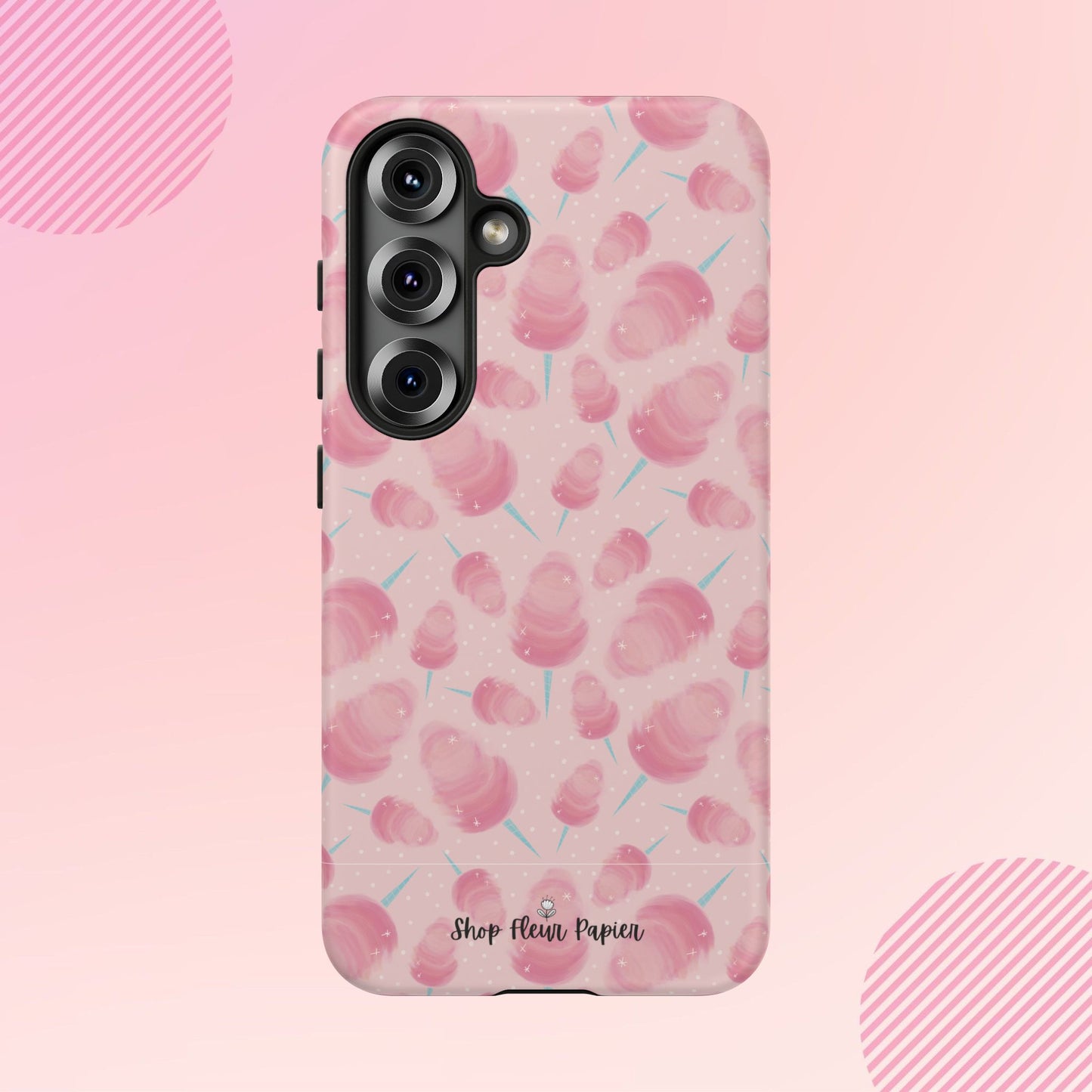 Pink Cotton Candy Tough Phone Case