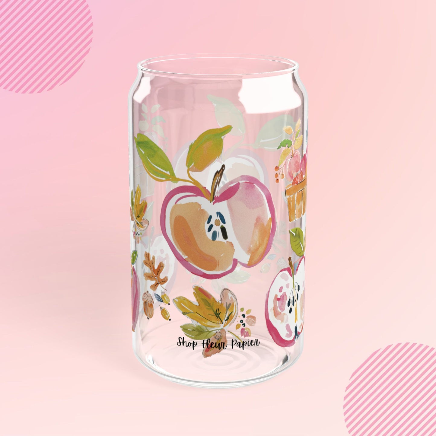 16oz Fall Apple Picking Iced Coffee Tumbler