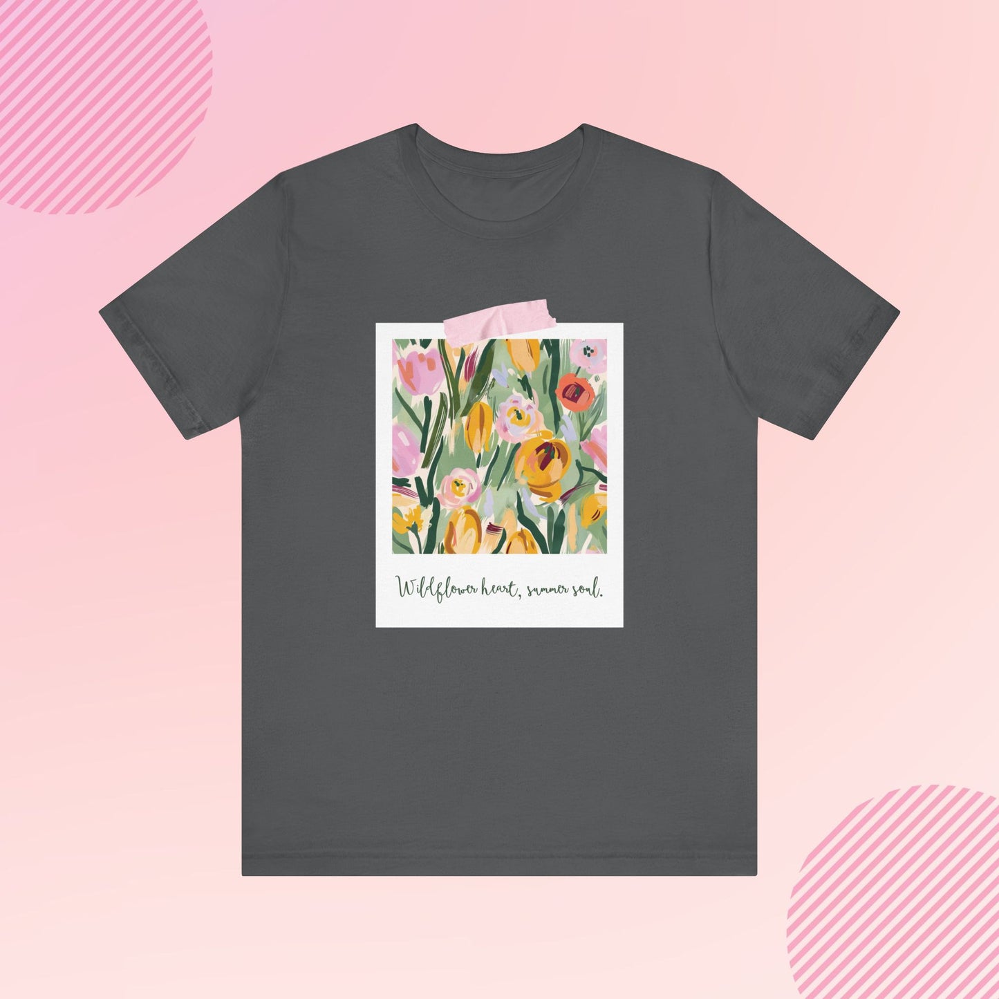 Personalized Wildflower heart, summer soul Women's Graphic Tee
