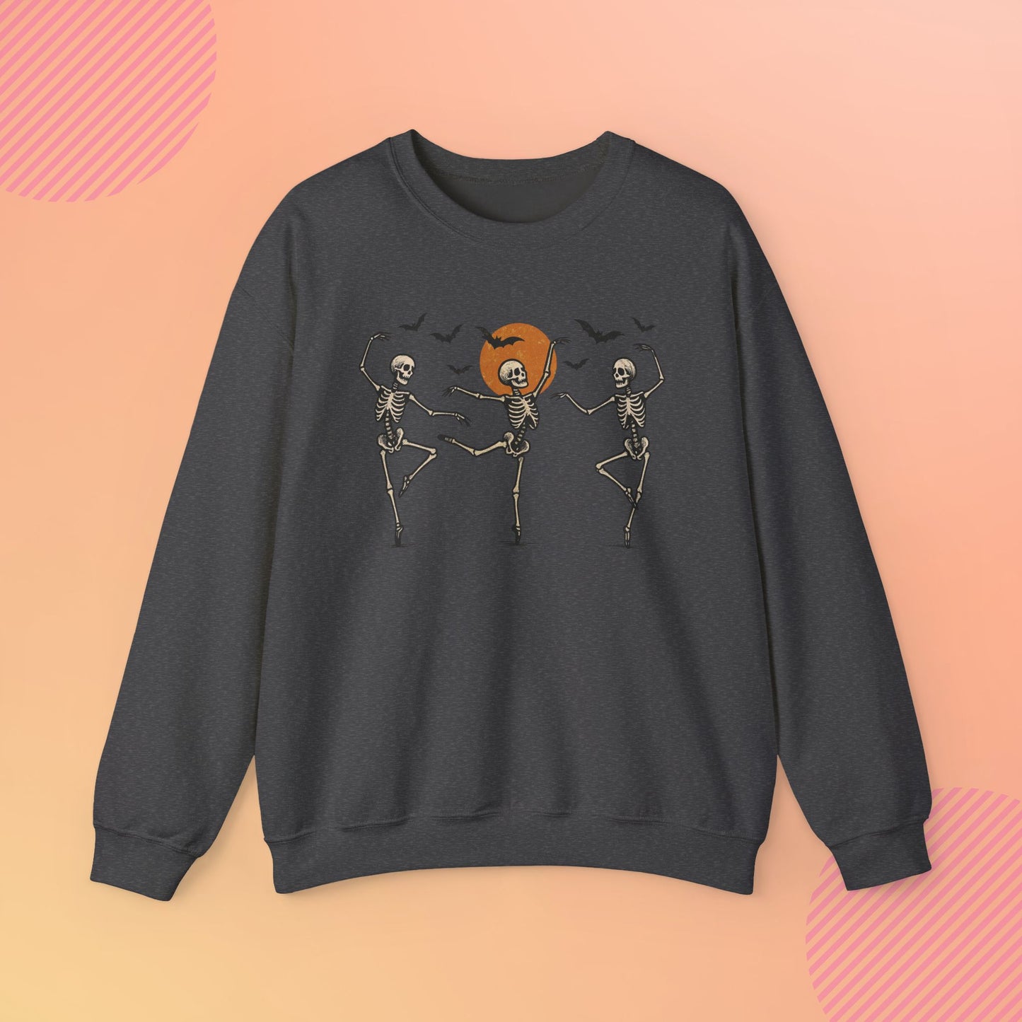 Dancing Skeleton Cozy Crewneck Sweatshirt