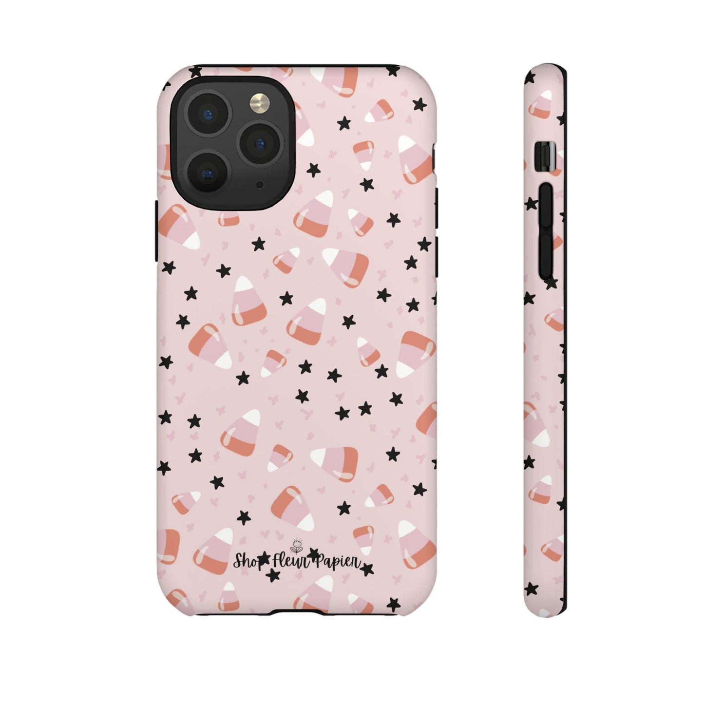 Cute Pink Candy Corn Tough Phone Case