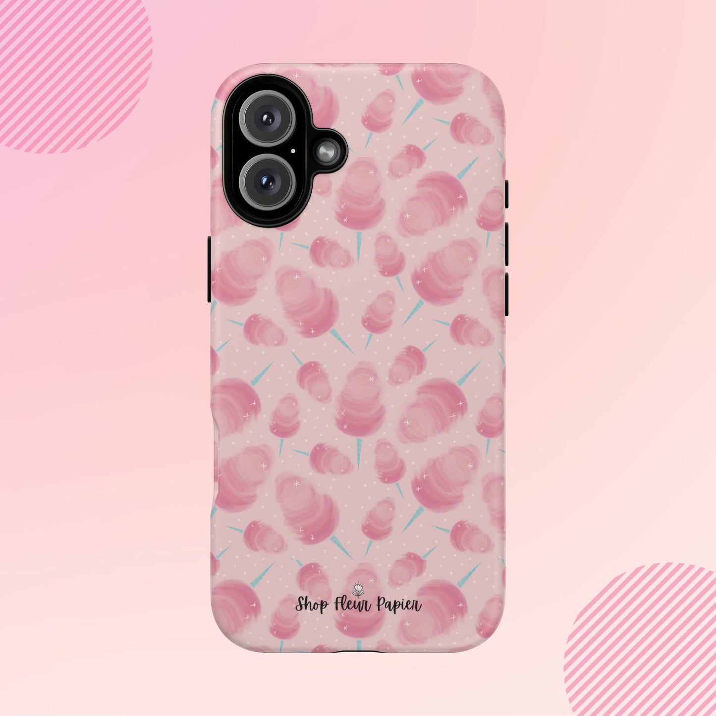 Pink Cotton Candy Tough Phone Case