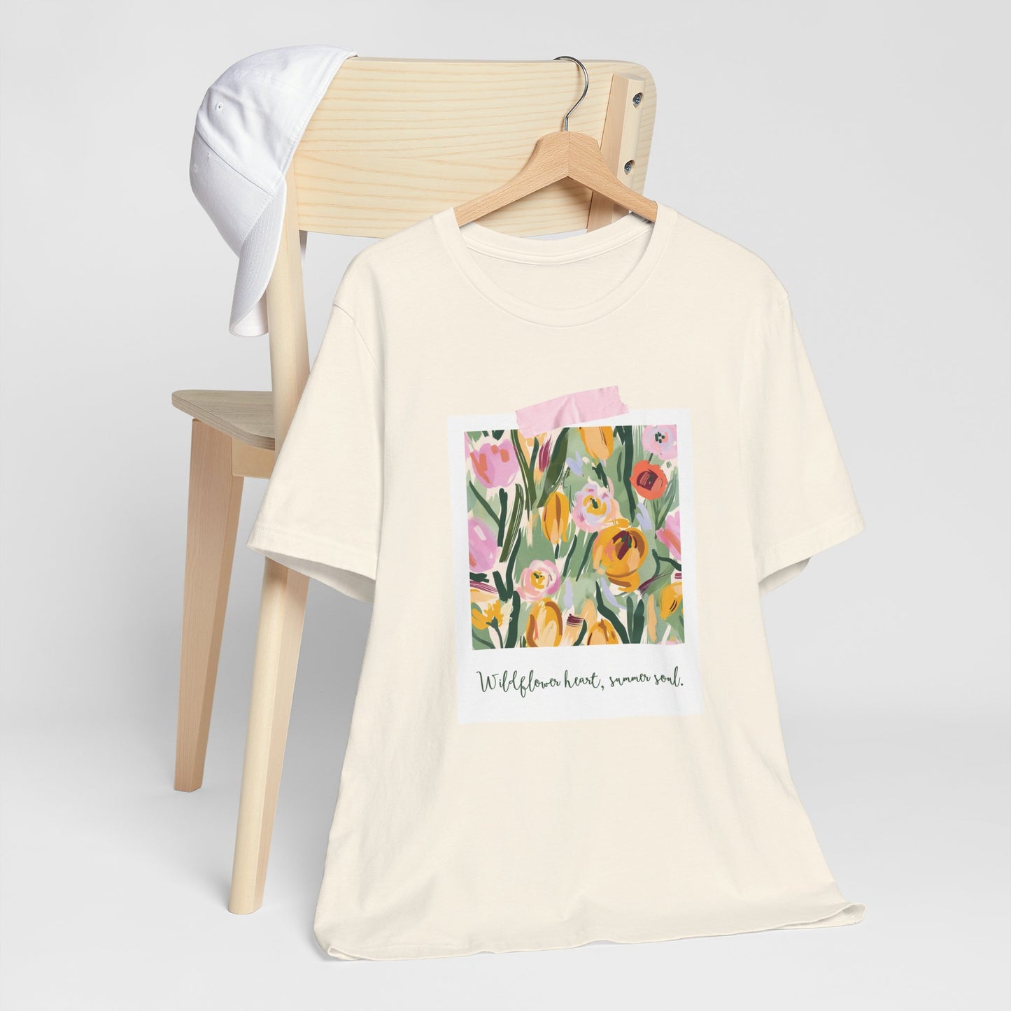 Personalized Wildflower heart, summer soul Women's Graphic Tee
