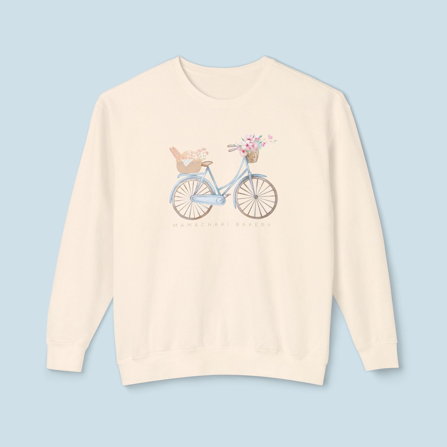 Mamachari Bakery Original Cozy Crewneck Sweatshirt