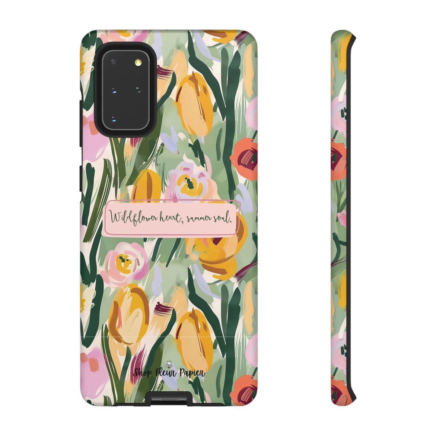 Personalized Wildflower Summer Tough Phone Case