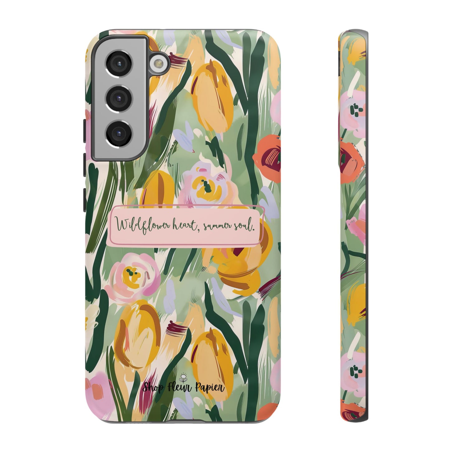 Personalized Wildflower Summer Tough Phone Case
