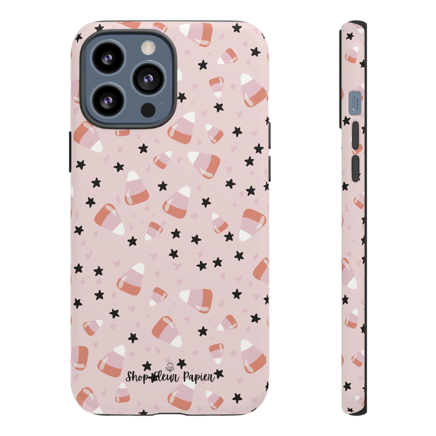 Cute Pink Candy Corn Tough Phone Case