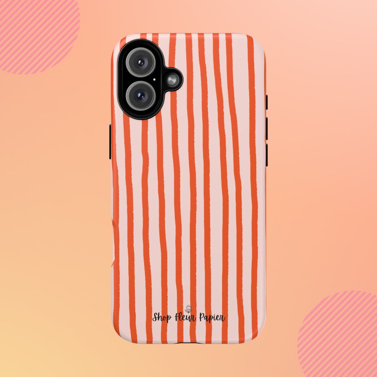 Autumn Stripes Cute Tough Phone Case