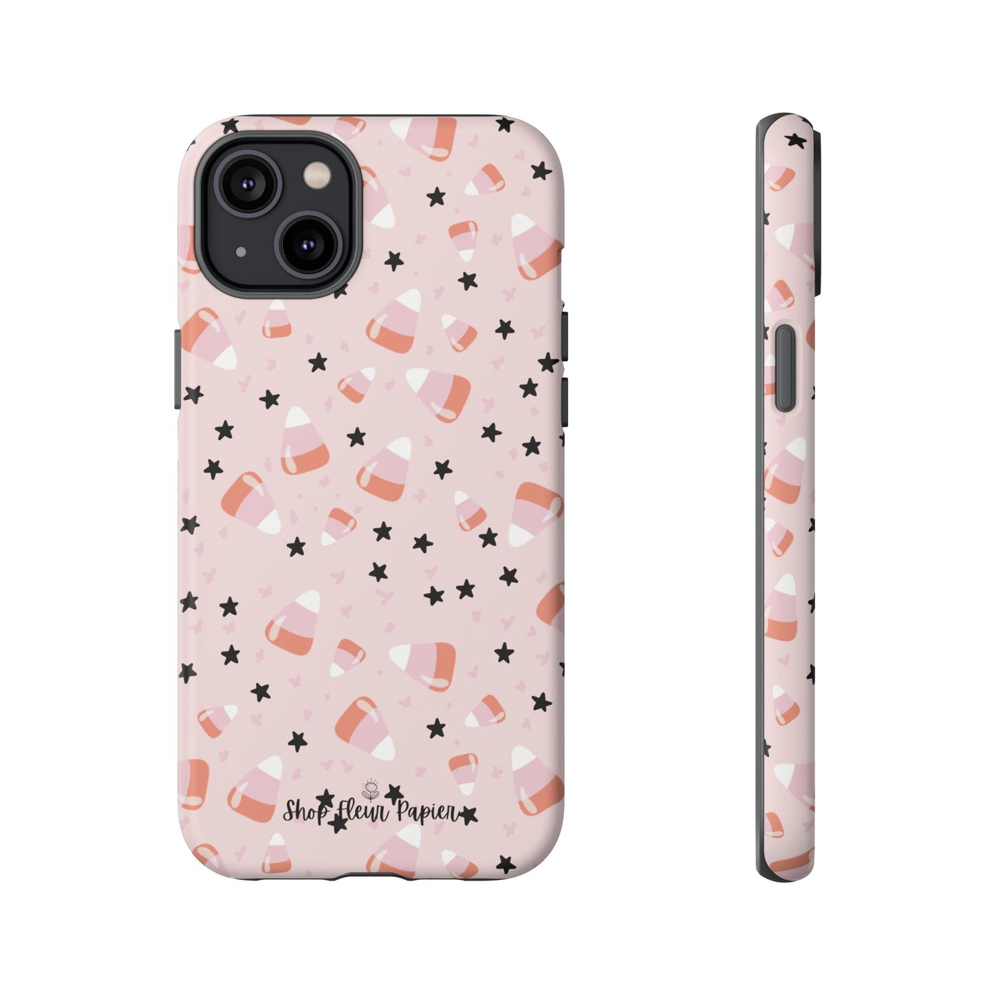 Cute Pink Candy Corn Tough Phone Case
