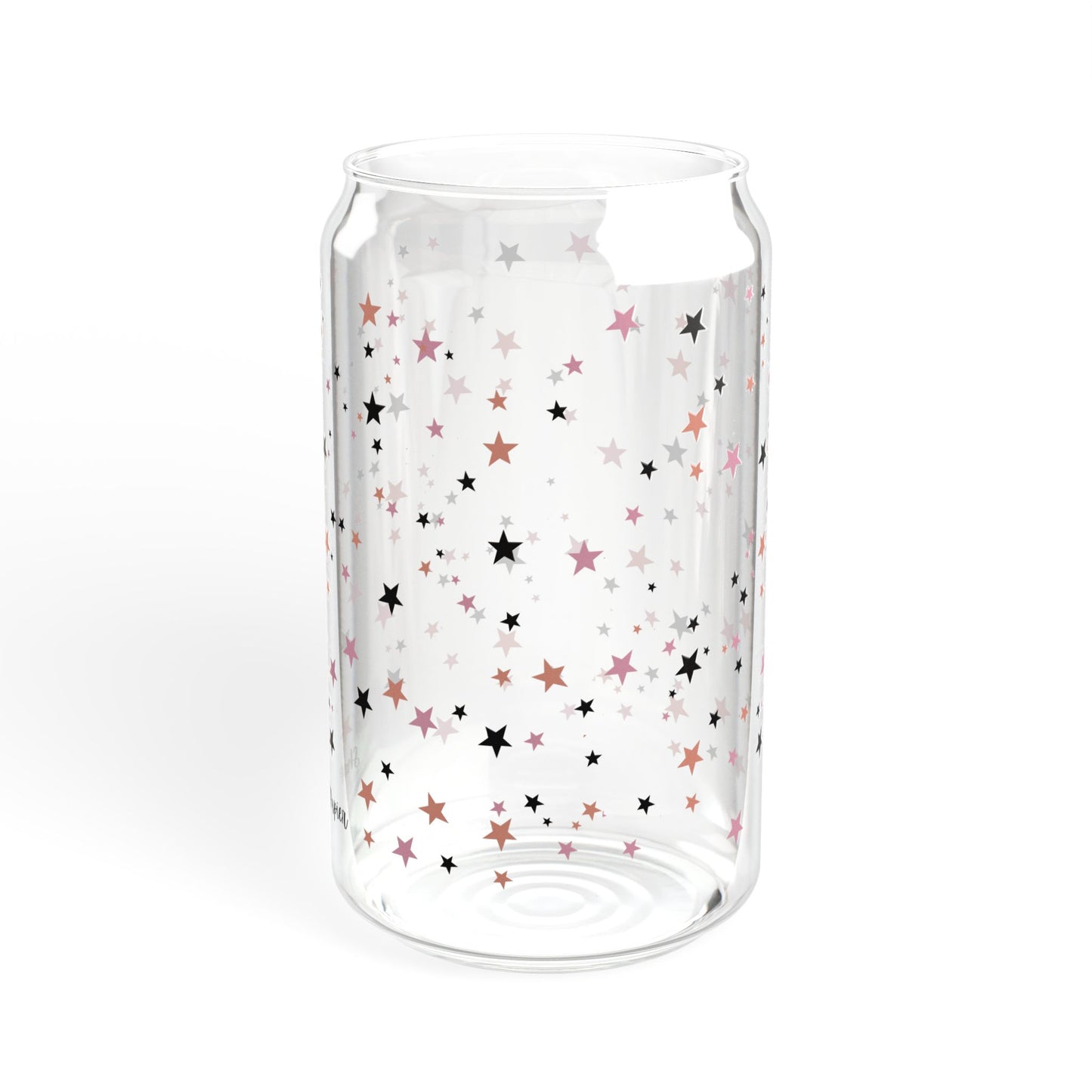 Starry Night Pink Halloween Soda Can Tumbler