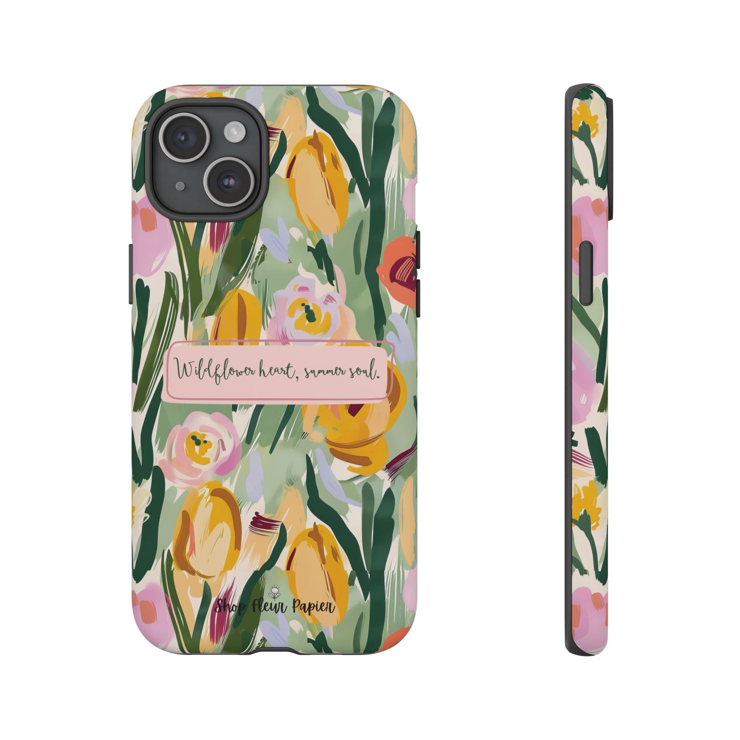 Personalized Wildflower Summer Tough Phone Case
