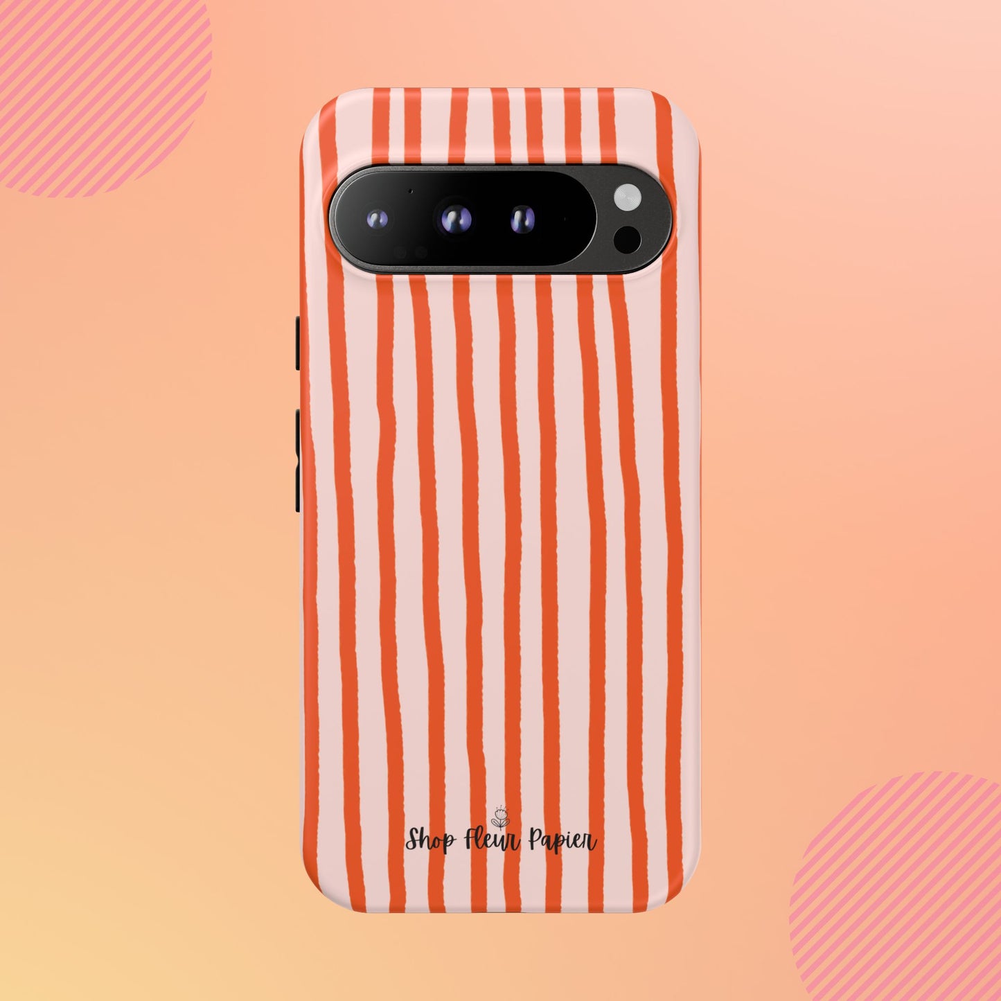 Autumn Stripes Cute Tough Phone Case