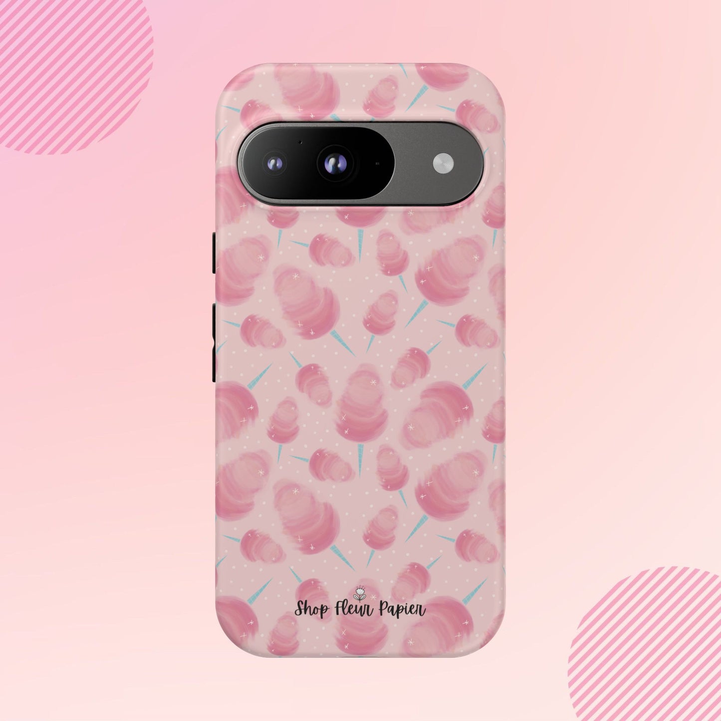 Pink Cotton Candy Tough Phone Case