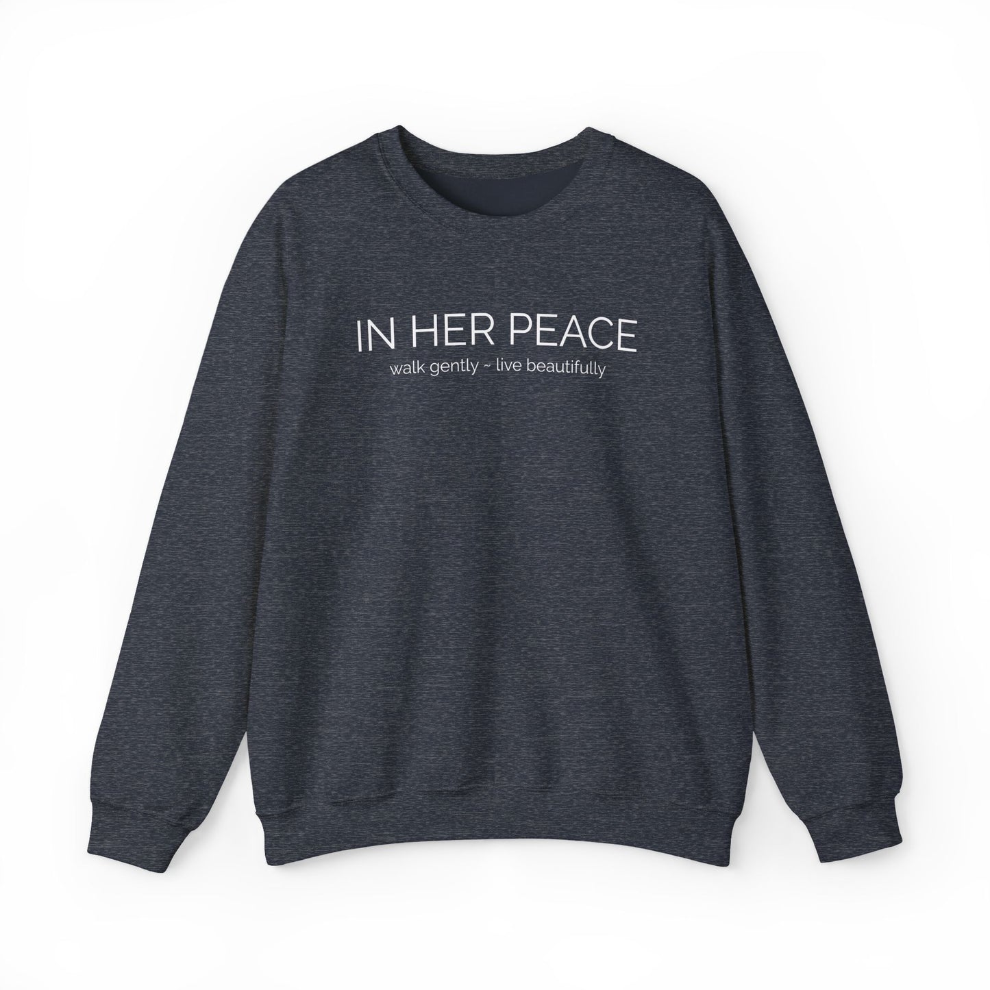 In Her Peace Cozy Blend Crewneck Sweatshirt