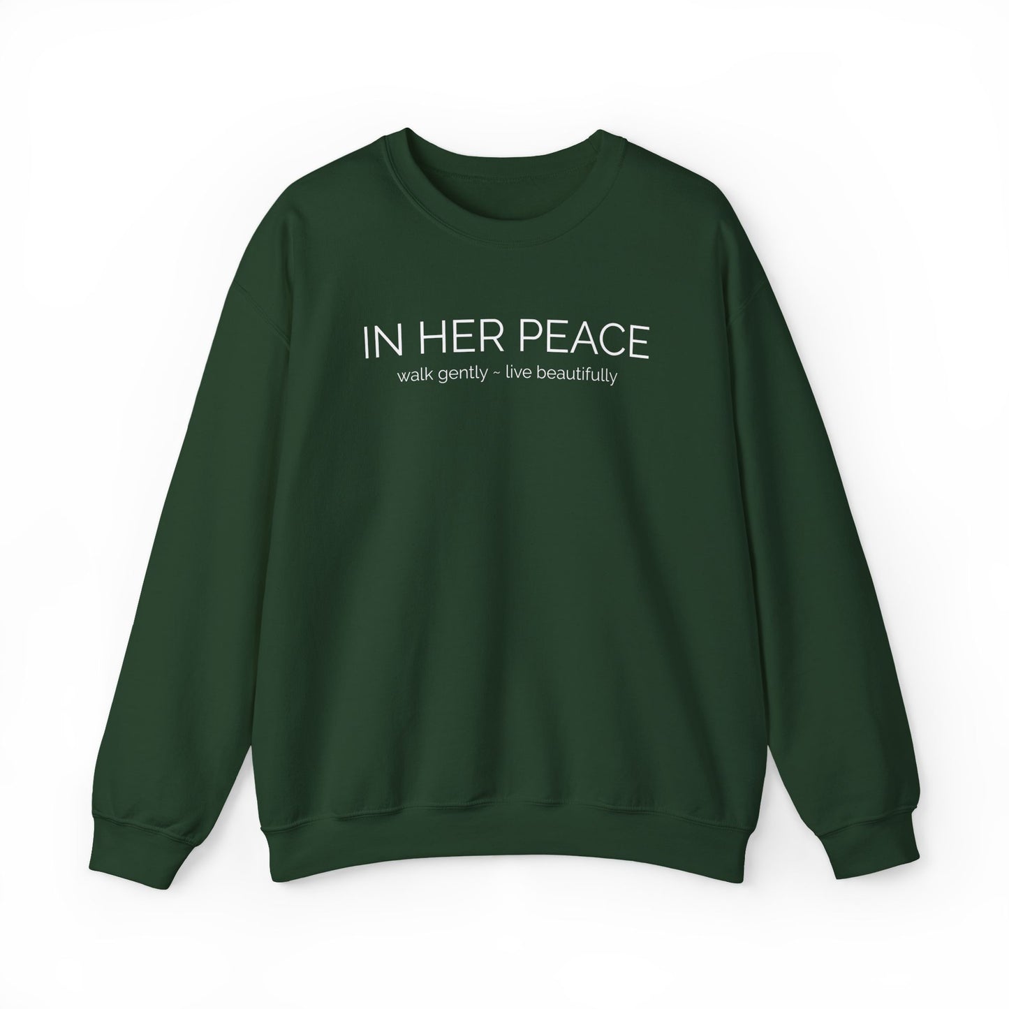In Her Peace Cozy Blend Crewneck Sweatshirt