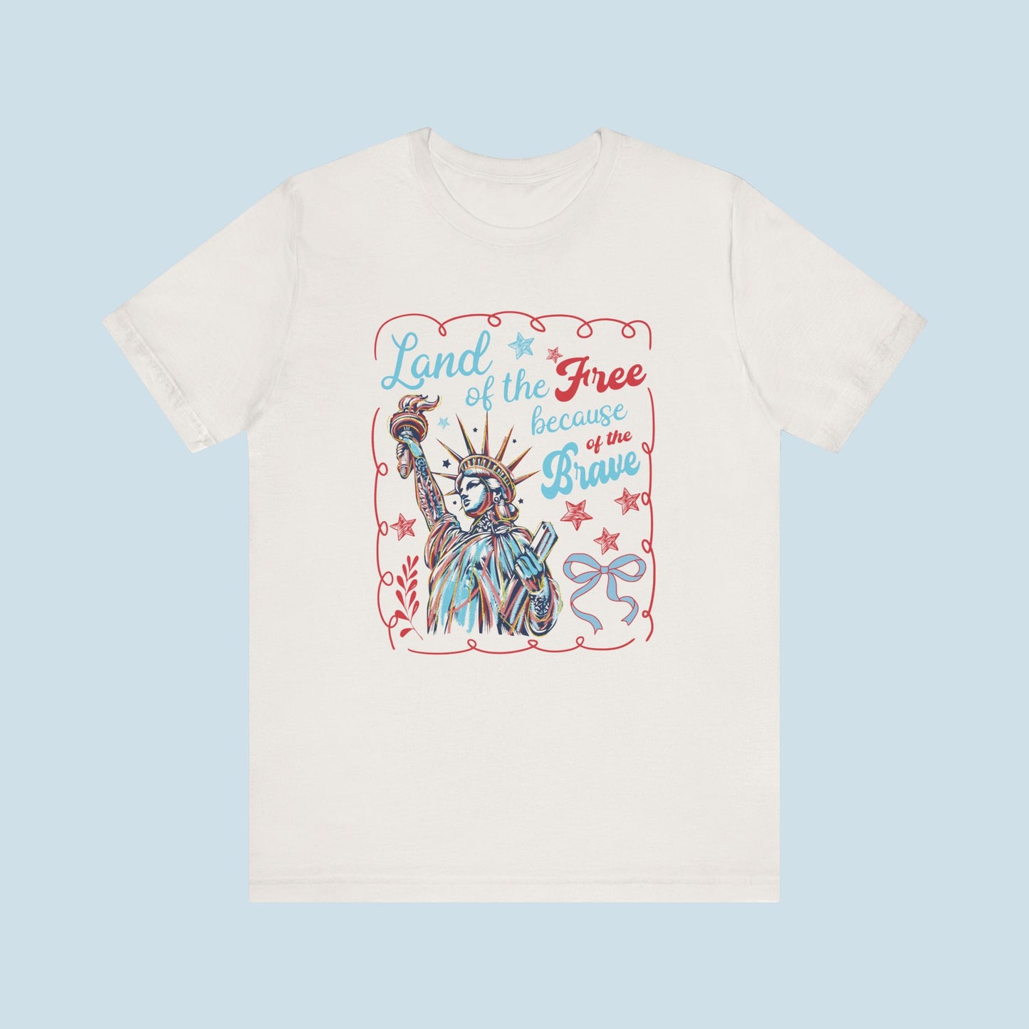 "Land of the free, because of the brave" Women's Graphic Tee