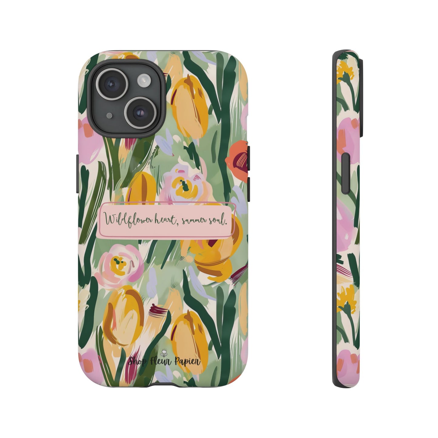 Personalized Wildflower Summer Tough Phone Case
