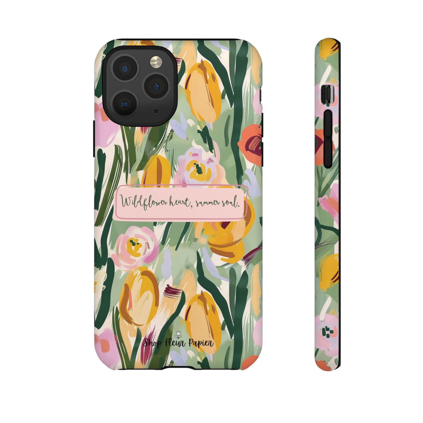 Personalized Wildflower Summer Tough Phone Case
