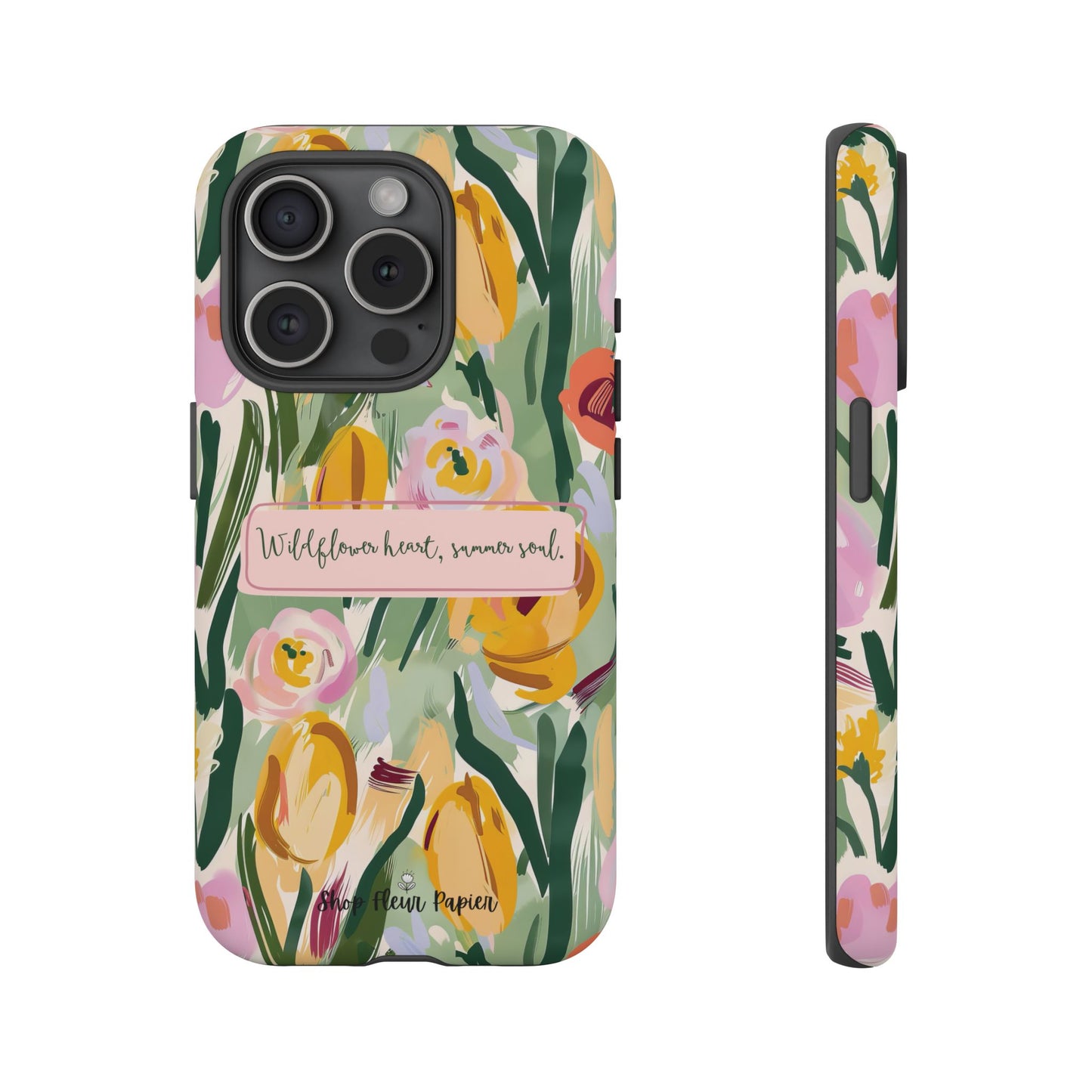 Personalized Wildflower Summer Tough Phone Case