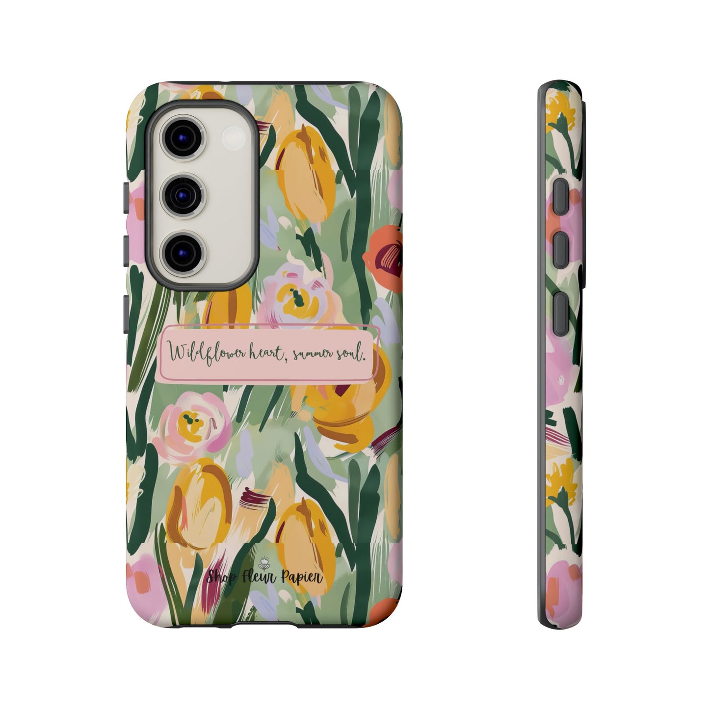 Personalized Wildflower Summer Tough Phone Case