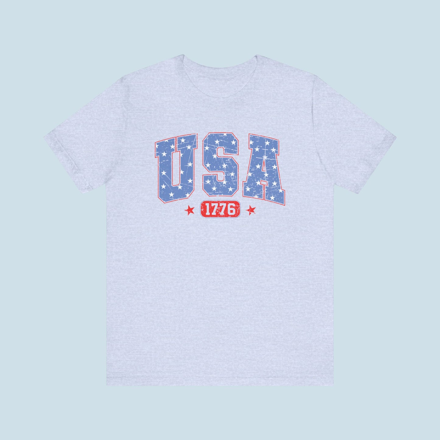 Vintage American Summer USA Patriotic Women's Graphic Tee