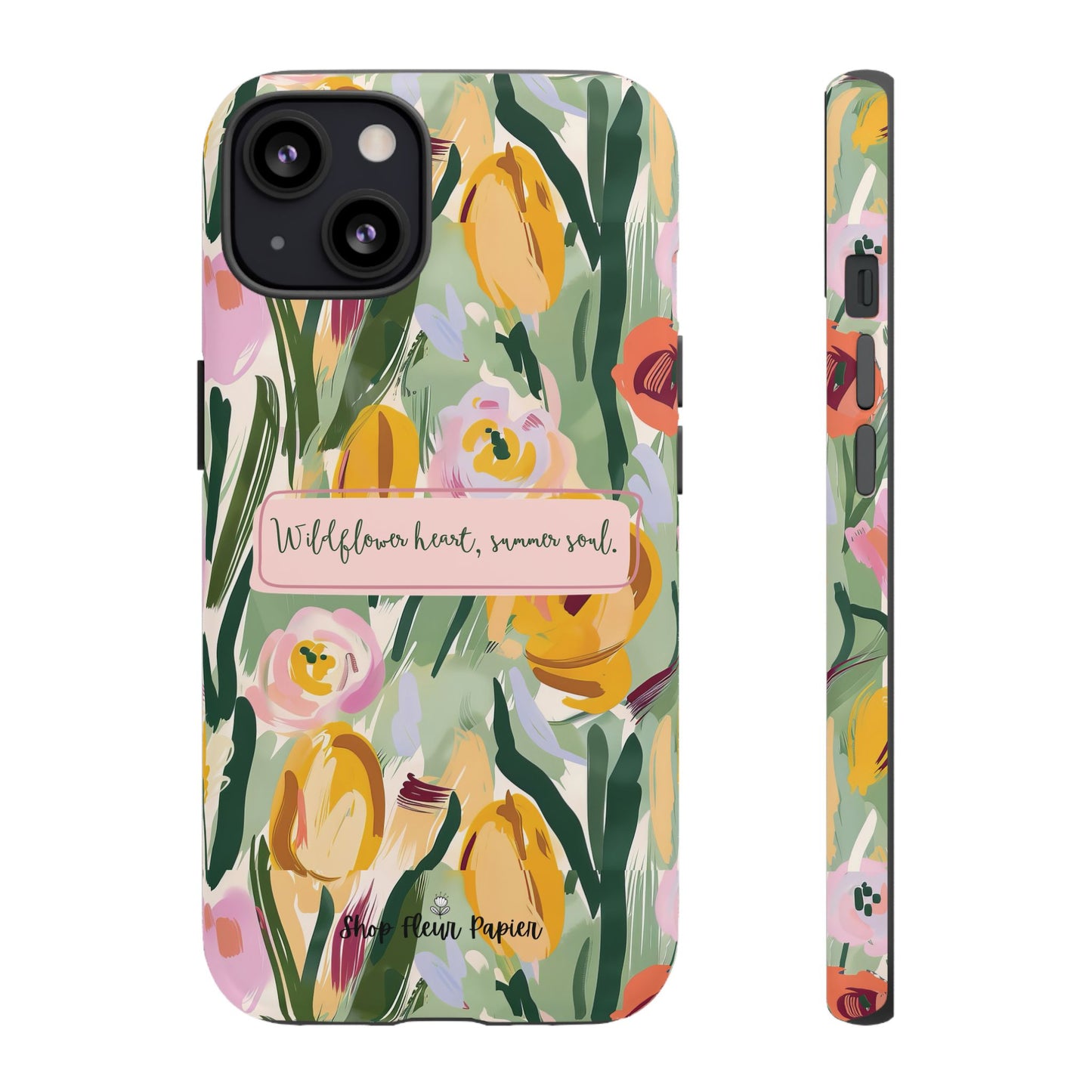 Personalized Wildflower Summer Tough Phone Case