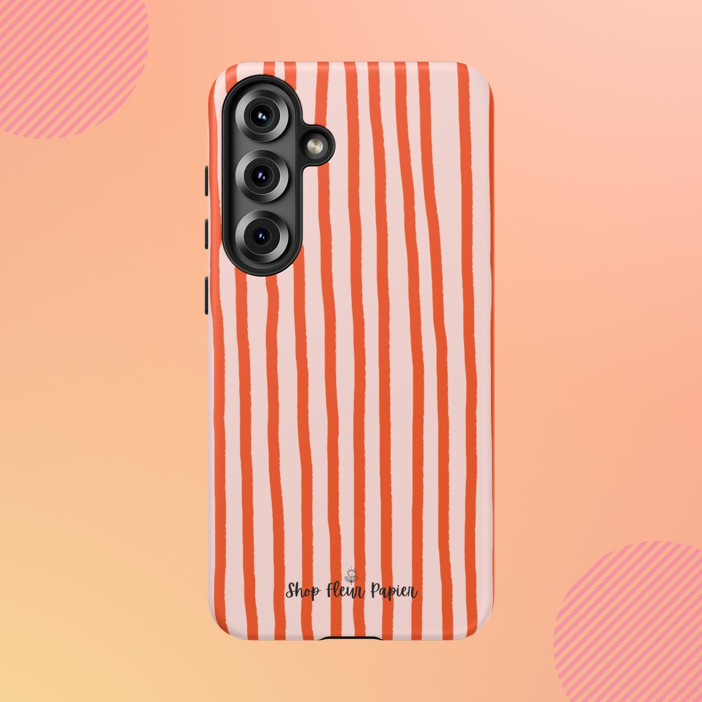 Autumn Stripes Cute Tough Phone Case