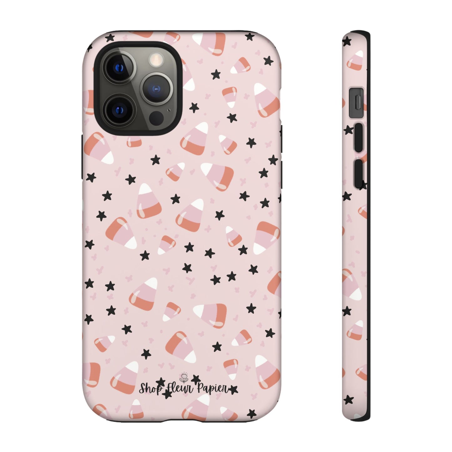 Cute Pink Candy Corn Tough Phone Case