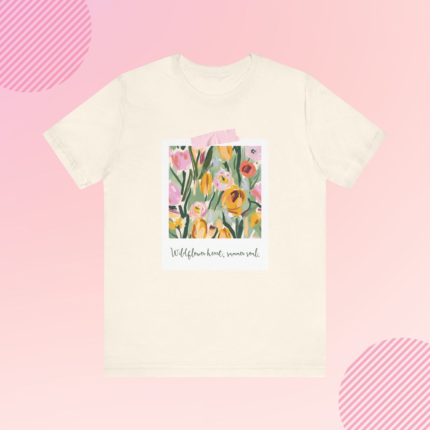 Personalized Wildflower heart, summer soul Women's Graphic Tee
