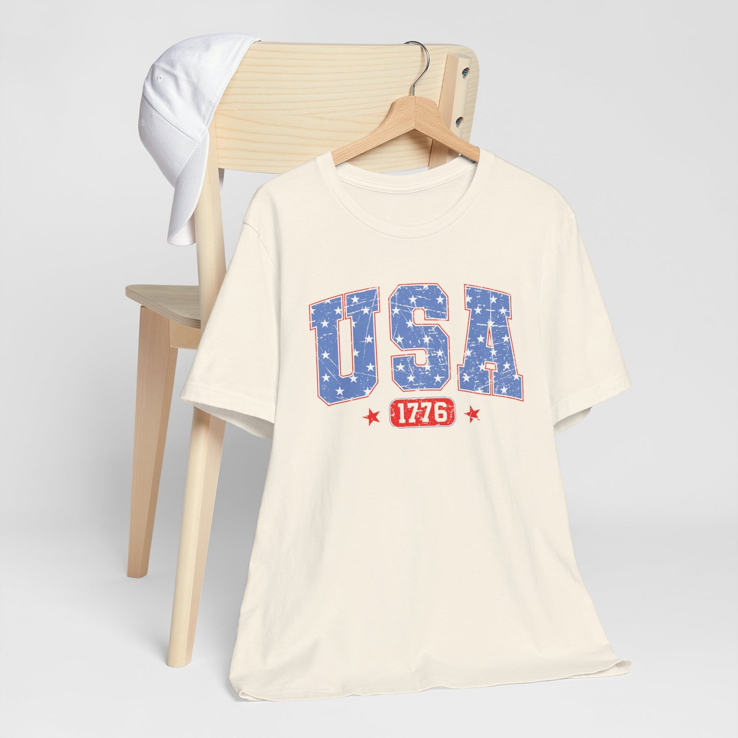 Vintage American Summer USA Patriotic Women's Graphic Tee