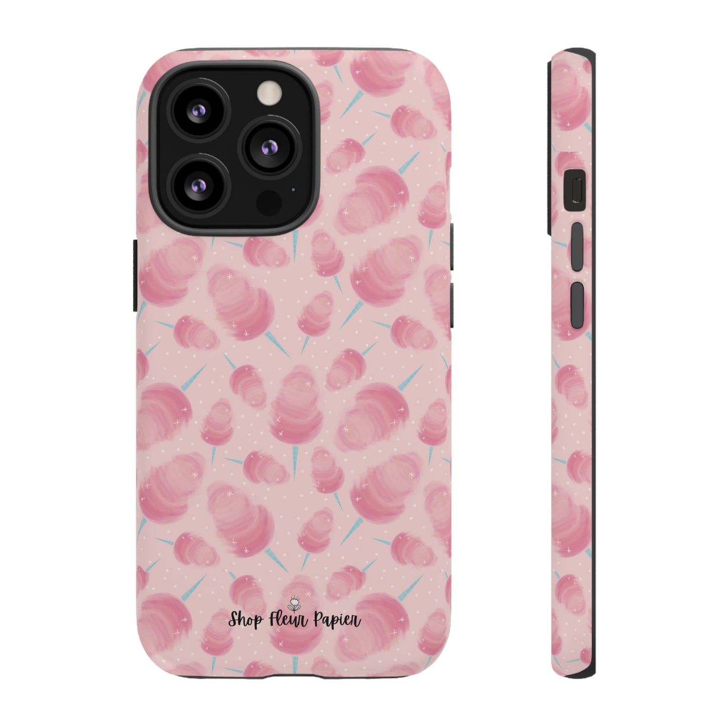 Pink Cotton Candy Tough Phone Case